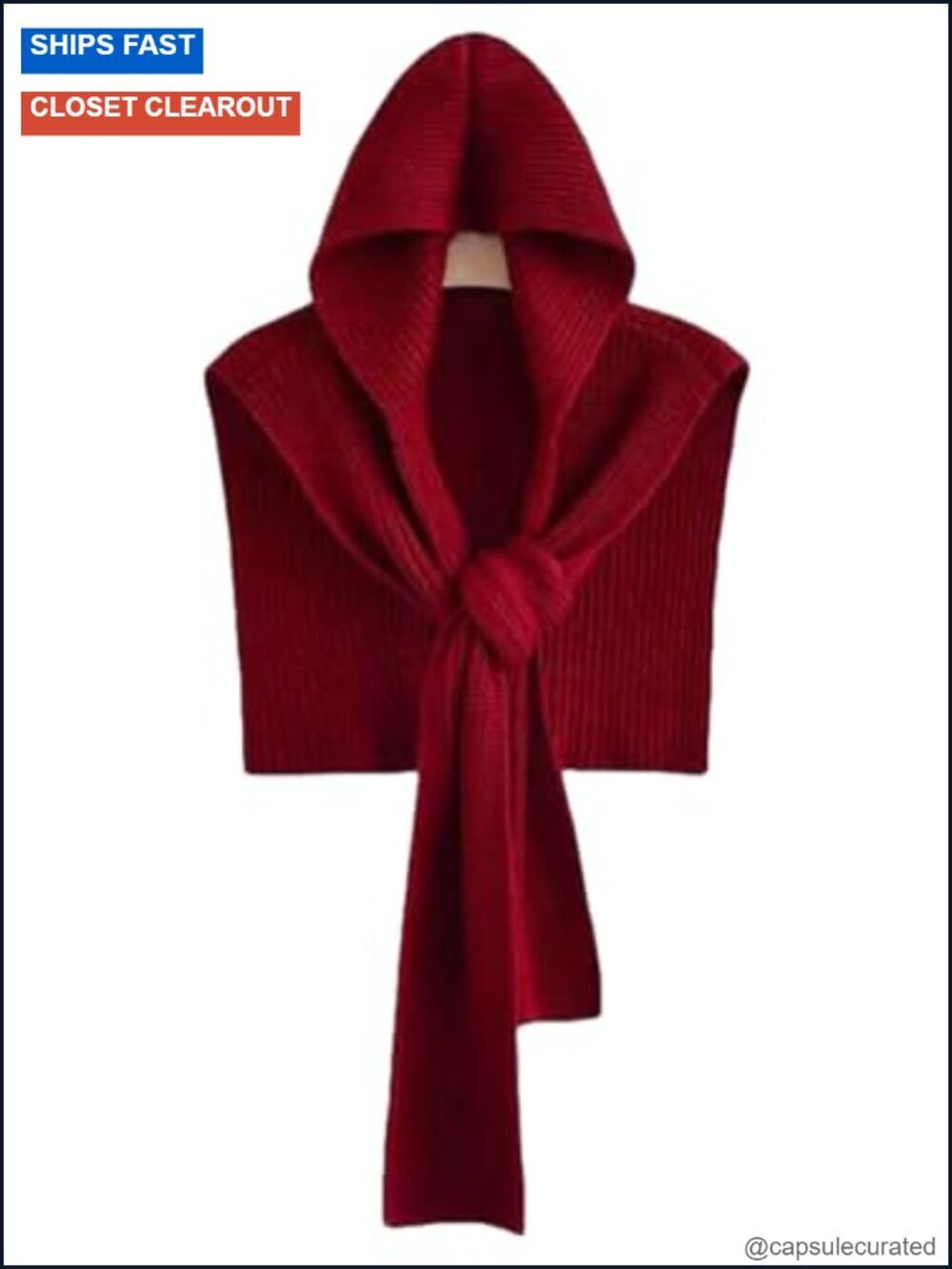 Chunky Knitted Shawl Wrap Scarf Cardigan Shoulder Top Cashmere Blend